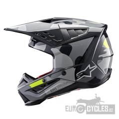 přilba S-M5 ROVER 2, ALPINESTARS (tmavě šedá/žlutá fluo) 2026