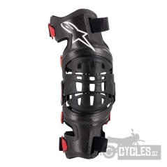 kolenní ortézy BIONIC-10 CARBON, ALPINESTARS (černá/červená, levé koleno)