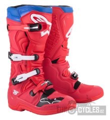 boty TECH 5, ALPINESTARS (červená/modrá/bílá/černá) 2026