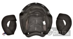lícnice a klobouk pro přilby Oxygen 2.0, CASSIDA (černá/šedá)