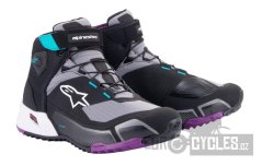 boty STELLA CR-X DRYSTAR, ALPINESTARS, dámské (černá/šedá/fialová/tyrkysová) 2026