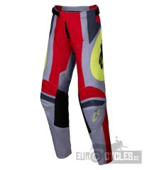 kalhoty RACER MELT, ALPINESTARS, dětské (červená/šedá) 2025