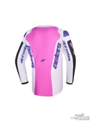 dres FLUID GRID YOUTH, ALPINESTARS, dětské (černá/světle šedá/fialová) 2026