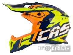 přilba Cross Pro 2 Contra, CASSIDA (žlutá fluo/oranžová/modrá)