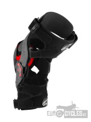 kolenní ortézy SUPERTECH RK-10 PLASMA, ALPINESTARS (černá/červená, 1 pár) 2026