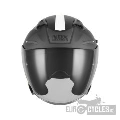 přilba N130 EKTO, NOX (černá matná, bílá) 2026