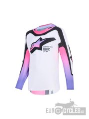 dres SUPERTECH VISTA YOUTH, ALPINESTARS, dětské (bílá/fialová/černá) 2026