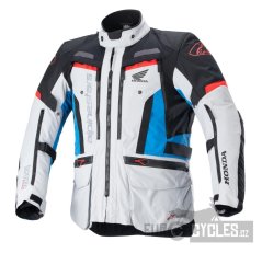 bunda BOGOTA PRO DRYSTAR HONDA kolekce, ALPINESTARS (světle šedá/červená fluo/modrá/černá) 2026