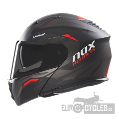 přilba N968 Ultra, NOX (černá matná,červená) 2025