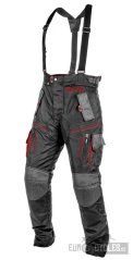 enduro kalhoty TRAILER, 4SQUARE - pánská (černá,červená) 2025