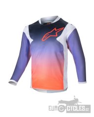 dres RACER HOEN KIDS, ALPINESTARS, dětský (světle šedá/gradient/černá) 2024