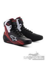 boty FASTER-4, ALPINESTARS (černá/bílá/tmavě červená) 2026