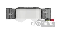 sada ROLL-OFF WIDE VISION pro brýle SUPERTECH, ALPINESTARS (čiré plexi, čepy pro strhávací slídy)