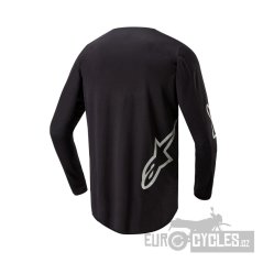 dres FLUID GRAPHITE, ALPINESTARS (černá/střibrná) 2026