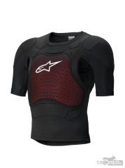 chránič těla BIONIC PLASMA LT krátký rukáv, ALPINESTARS (černá/červená/bílá) 2026