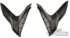 zadní kryty ventilace přilby X1.9 a X1.9D, ZED (černé, pár)