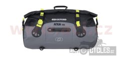 vodotěsný vak Aqua T-30 Roll Bag, OXFORD (černý/šedý/žlutý fluo, objem 30 l)