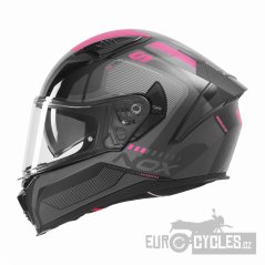 přilba N402 MENTOR, NOX (černá, růžová) 2026