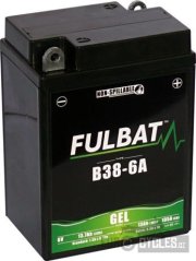 baterie 6V, B38-6A GEL, 13Ah, 105A, bezúdržbová GEL technologie 119x83x161 FULBAT (aktivovaná ve výrobě)