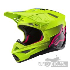 přilba SUPERTECH S-M10 UNITE, ALPINESTARS (žlutá fluo/černá/růžová) 2026