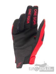 rukavice RADAR, ALPINESTARS, dětské (červená/stříbrná) 2026