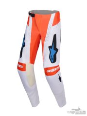 kalhoty TECHSTAR KNIF, ALPINESTARS (světle šedá/oranžová fluo/černá) 2026