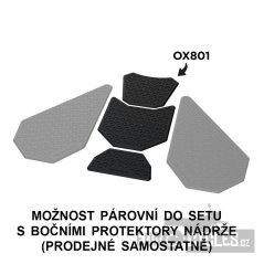 protektor nádrže vícedílný GRIPPER ADV, OXFORD (černý)