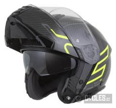 přilba Modulo 2.1 Plus Carbon, CASSIDA (carbon/žlutá fluo/reflexní stříbrná/černá) 2026