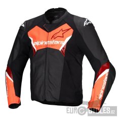 bunda FASTER 3, ALPINESTARS (černá/červená fluo) 2026