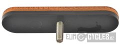 odrazka obdélníková, Q-TECH (oranžová, 95 x 23 mm)