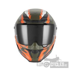 přilba GOLIATH CUT´D, NOX EXKLUSIV (khaki matná, oranžová) 2026