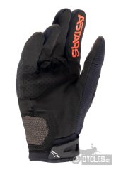 rukavice MEGAWATT 2, ALPINESTARS (černá/červená fluo) 2026