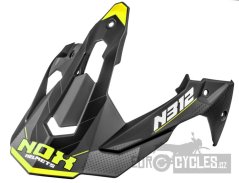 kšilt pro přilby N312 VAPOR, NOX (černá matná, žlutá)