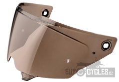 plexi pro přilby GOLIATH s přípravou pro Pinlock, NOX EXKLUSIV (chromové)