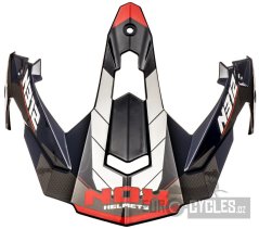 kšilt pro přilby N312 VAPOR, NOX (bílá,modrá,červená)