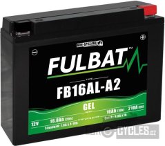 baterie 12V, YB16AL-A2 GEL, 12V, 16Ah, 210A, bezúdržbová GEL technologie 205x70x162 FULBAT (aktivovaná ve výrobě)