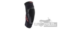 chrániče kolen BIONIC FLEX, ALPINESTARS (černá/červená, pár) 2026