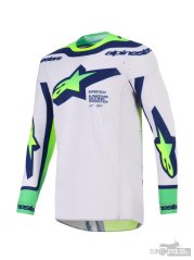 dres SUPERTECH VISTA, ALPINESTARS (světle šedá/žlutá fluo/zelená/modrá/růžová) 2026