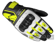 rukavice G-CARBON LADY, SPIDI, dámské (černá/bílá/žlutá fluo)