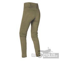 kalhoty SUPER LEGGINGS 2.0, OXFORD, dámské (legíny s Aramidovou podšívkou, khaki)