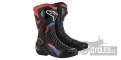 boty S-MX 6 HONDA kolekce, ALPINESTARS (černá/červená/modrá/bílá)