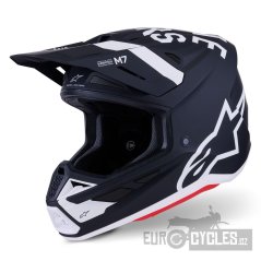 přilba SUPERTECH S-M7 DASHER, ALPINESTARS (černá/bílá/matná) 2026