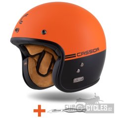 přilba Eso Super Hooligan, CASSIDA (černá/oranžová perleť) 2026