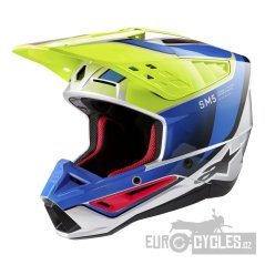 přilba S-M5 SAIL, ALPINESTARS (žlutá fluo/modrá/stříbrná) 2026