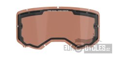 plexi pro brýle VISION 8/5/3, ALPINESTARS (dvojité antifog oranžovo hnědá afterburn)
