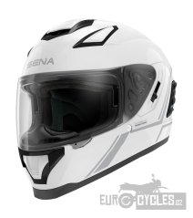 Mesh přilba s headsetem Stryker, SENA (lesklá bílá)
