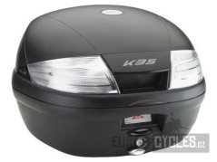 K35NT MONOLOCK topcase, KAPPA (35L, černý nelakovaný + kouřová odrazka)