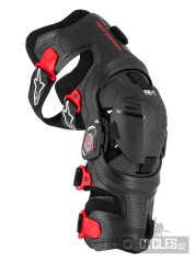kolenní ortézy RK-7 PLASMA, ALPINESTARS (černá/červená, 1 pár) 2026