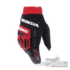 rukavice FULL BORE HONDA kolekce, ALPINESTARS (červená/černá) 2026