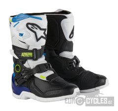 boty TECH 3S KIDS, ALPINESTARS, dětské (bílá/černá/modrá) 2026